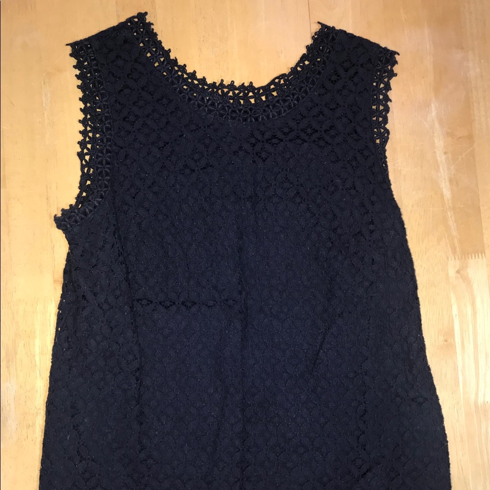 Merona Blue Lace Tank